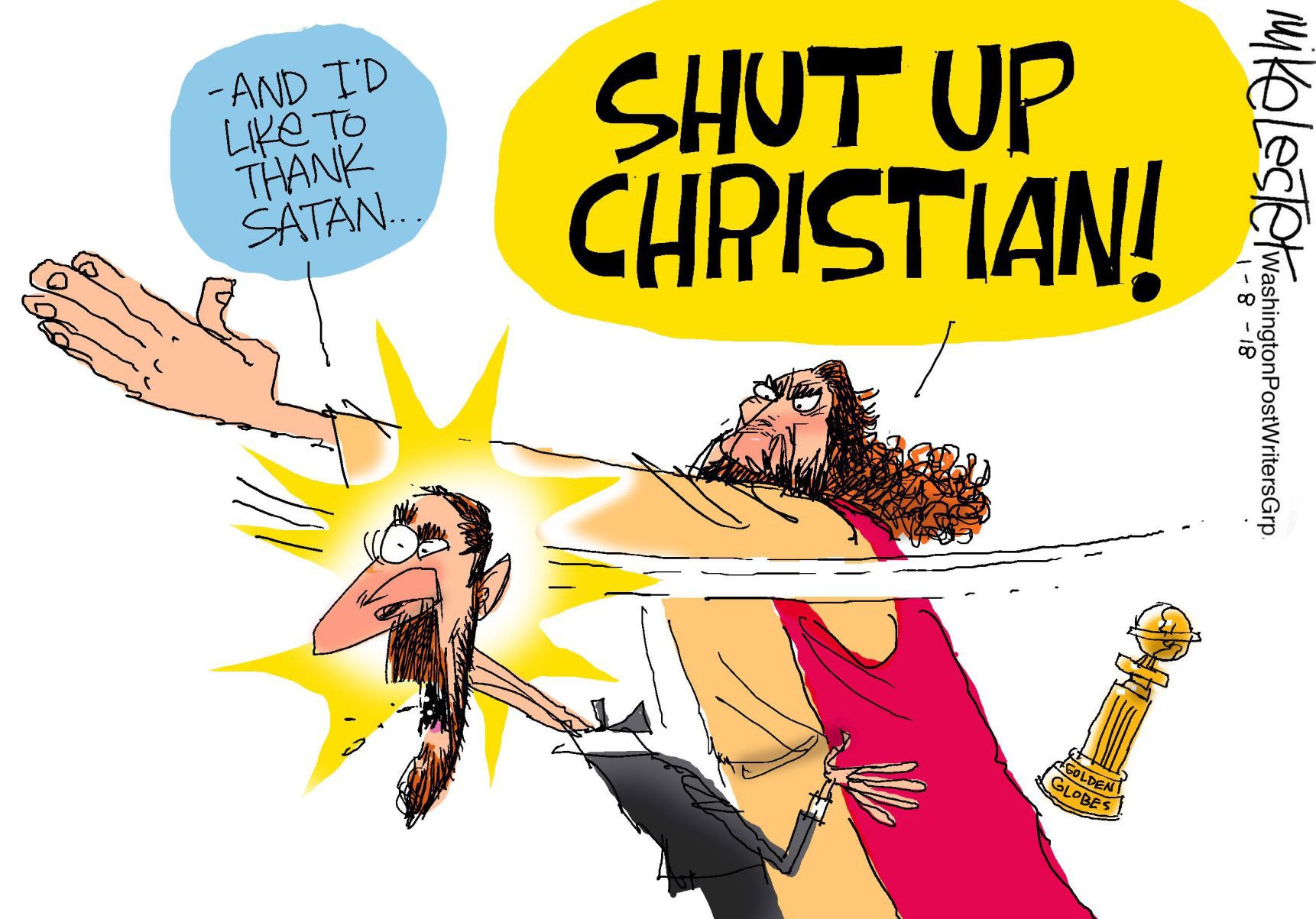 Mike Lester cartoon
